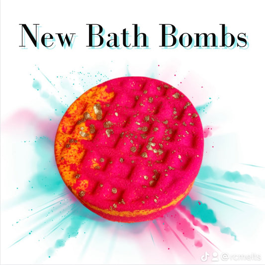 Waffle bath bomb