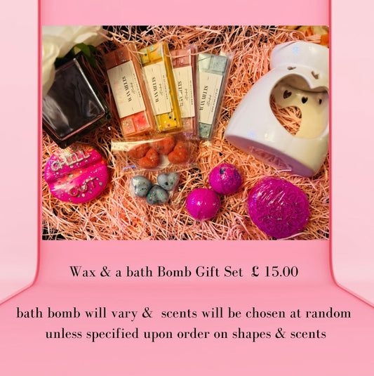 Wax & bath set