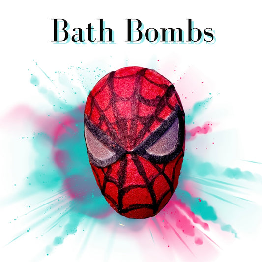 Spider-Man bath bomb